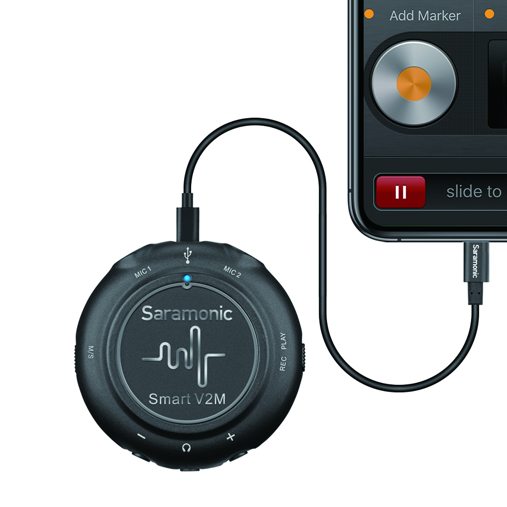 Saramonic Smart V2M Audio Interface with Dual Lavalier Microphone Kit รับประกันศูนย์ไทย 1 ปี