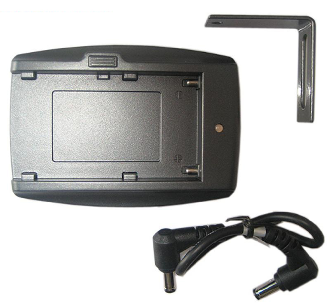 NP-F970/F750/F550 Battery Adapter Mount Plate สำหรับจ่ายไฟให้แบตเตอรี่ดัมมี่ หรือจอมอนิเตอร์ ไฟ LED