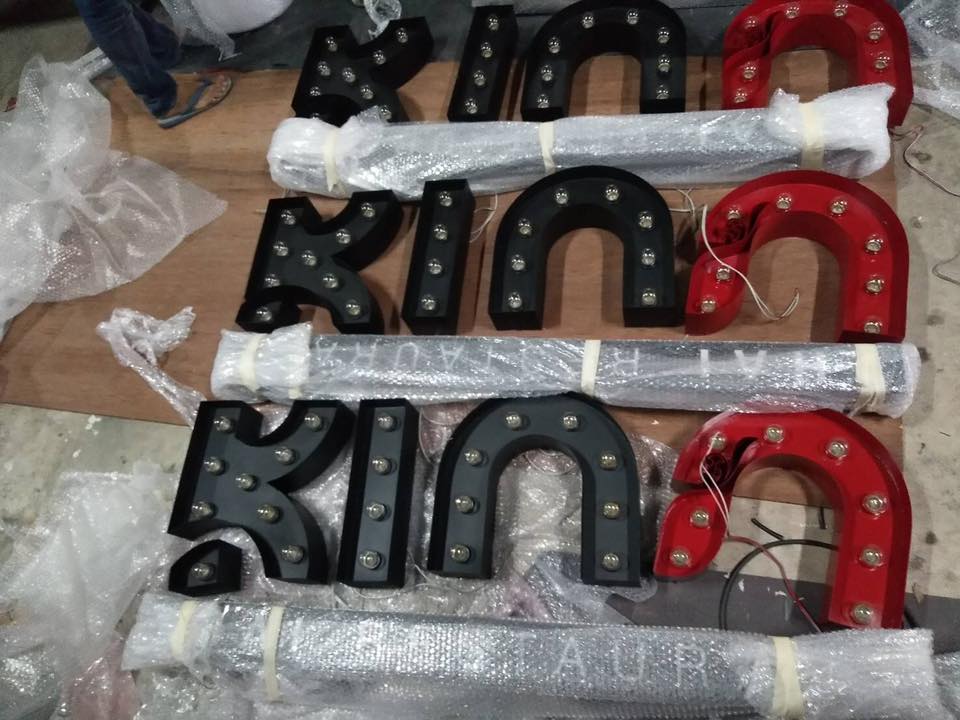 ป้ายไฟปิงปอง #KINN #ป้ายส่งออสเตรเลีย #ป้ายส่งต่างประเทศ