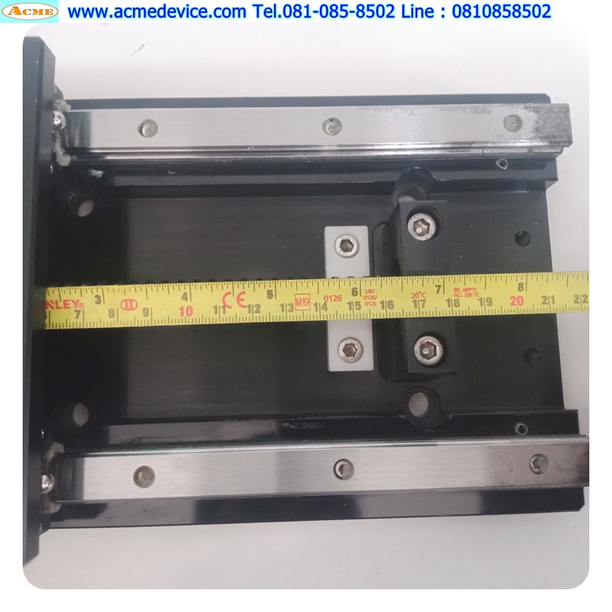 แกนสําเร็จรูป Ball Screw Misumi รุ่น KUT1205-340-150-D1, ขนาด 150 mm x 340 mm, Stroke 140 mm, Pit 6 mm