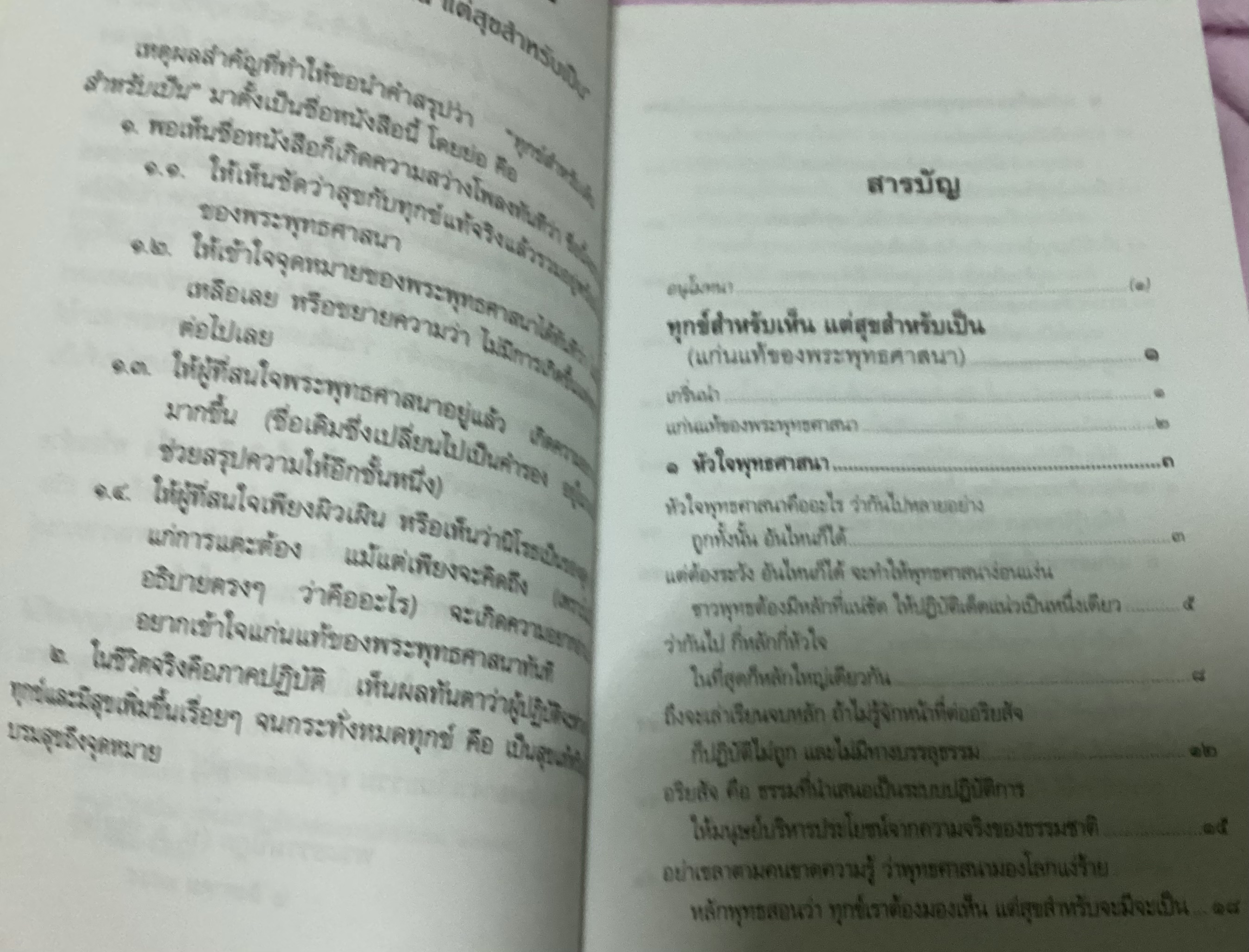 ทุกข์สำหรับเห็น แต่สุขสำหรับเป็น พระธรรมปิฎก ราคา 80