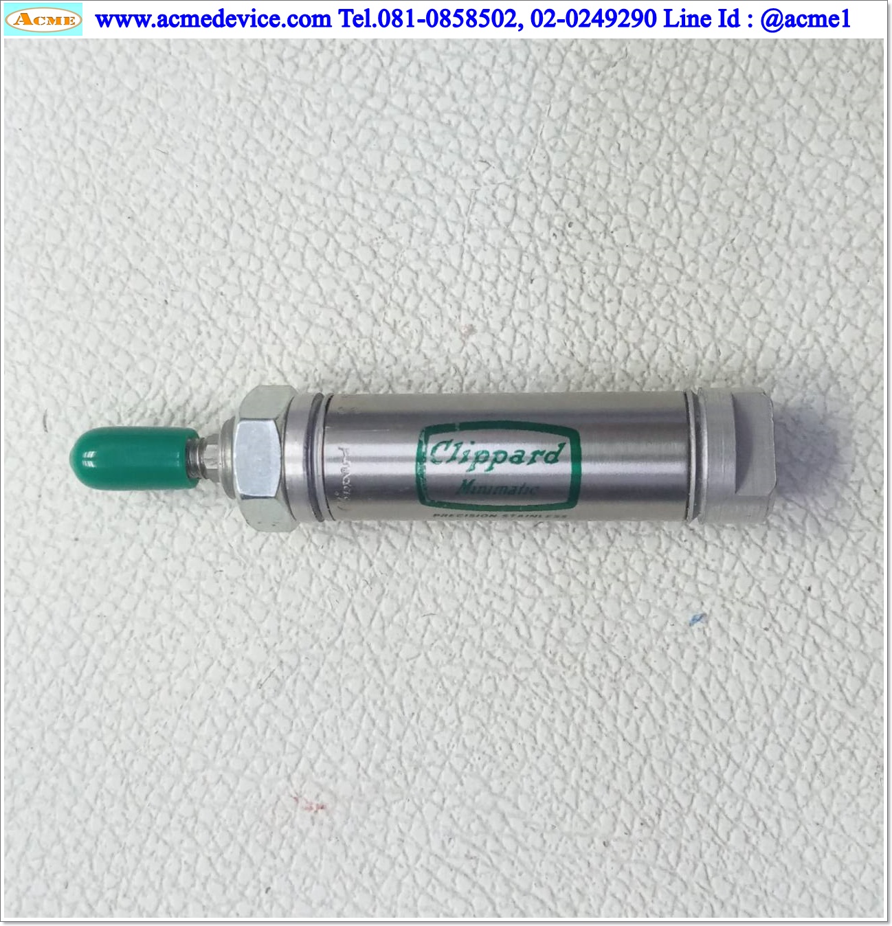 Air Cylinder Clippard Minimatic รุ่น SSN-08-1/2, Bore 1/2", Stroke 1/2"