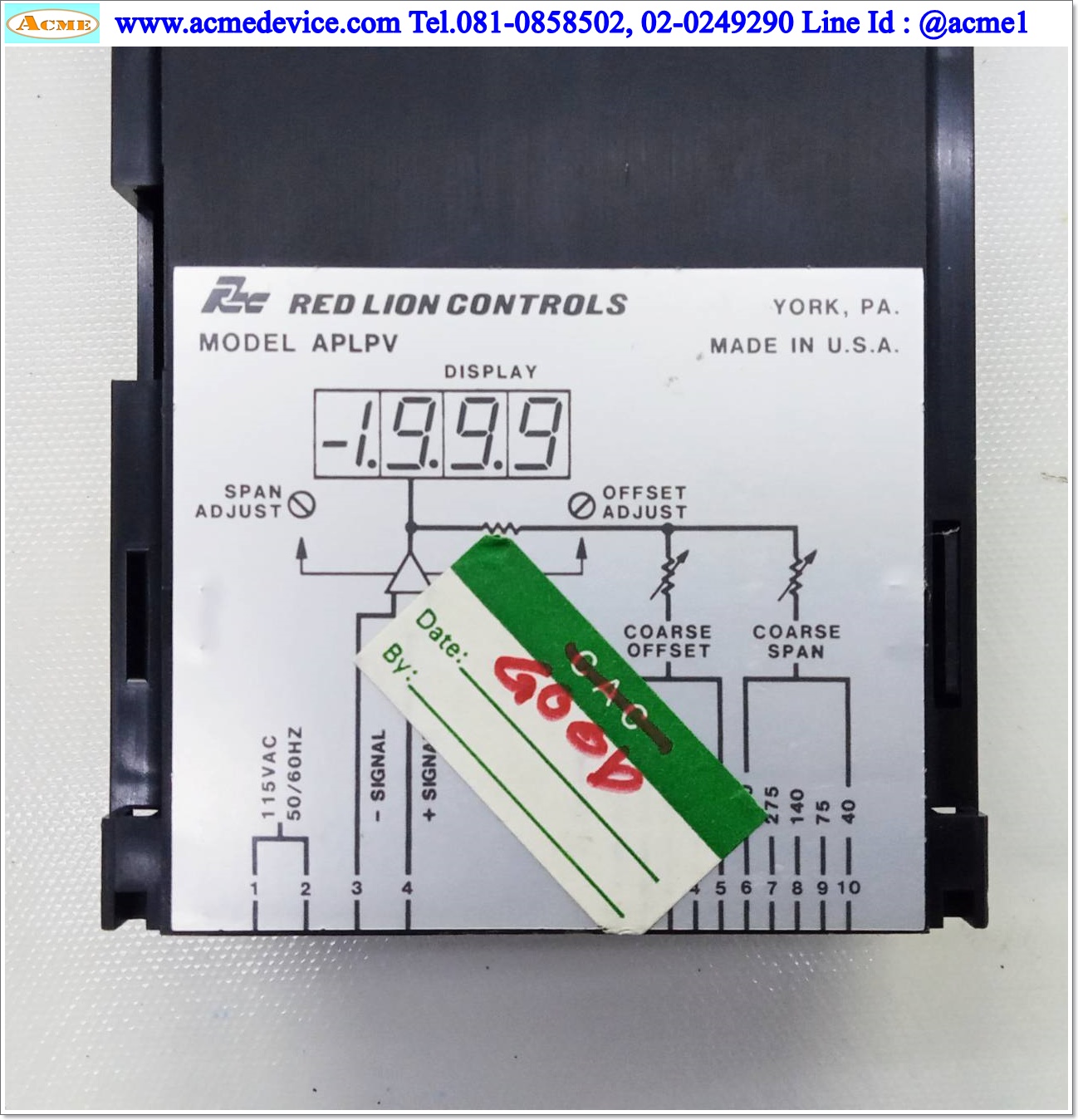 Process Voltmeter Red Lion รุ่น APLPV