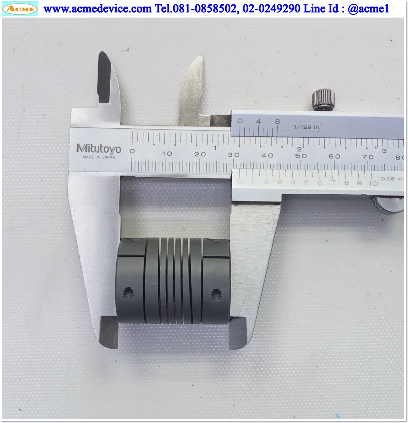 Coupling ขนาด ID 8/8mm, OD 26mm, L 32mm