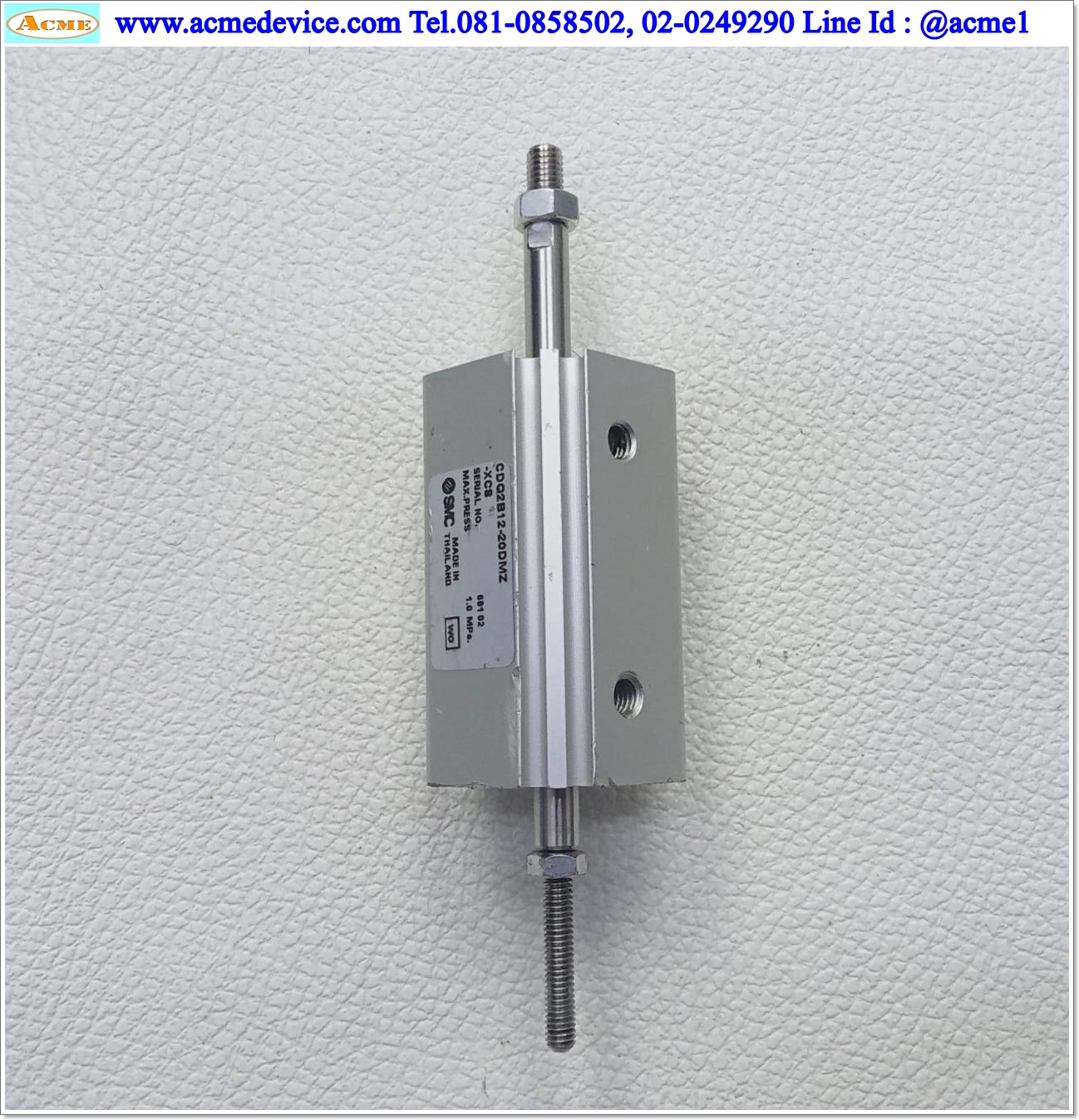 Air Cylinder SMC รุ่น CDQ2B12-20DMZ-XC8, Bore 12 mm., Stroke 20 mm.