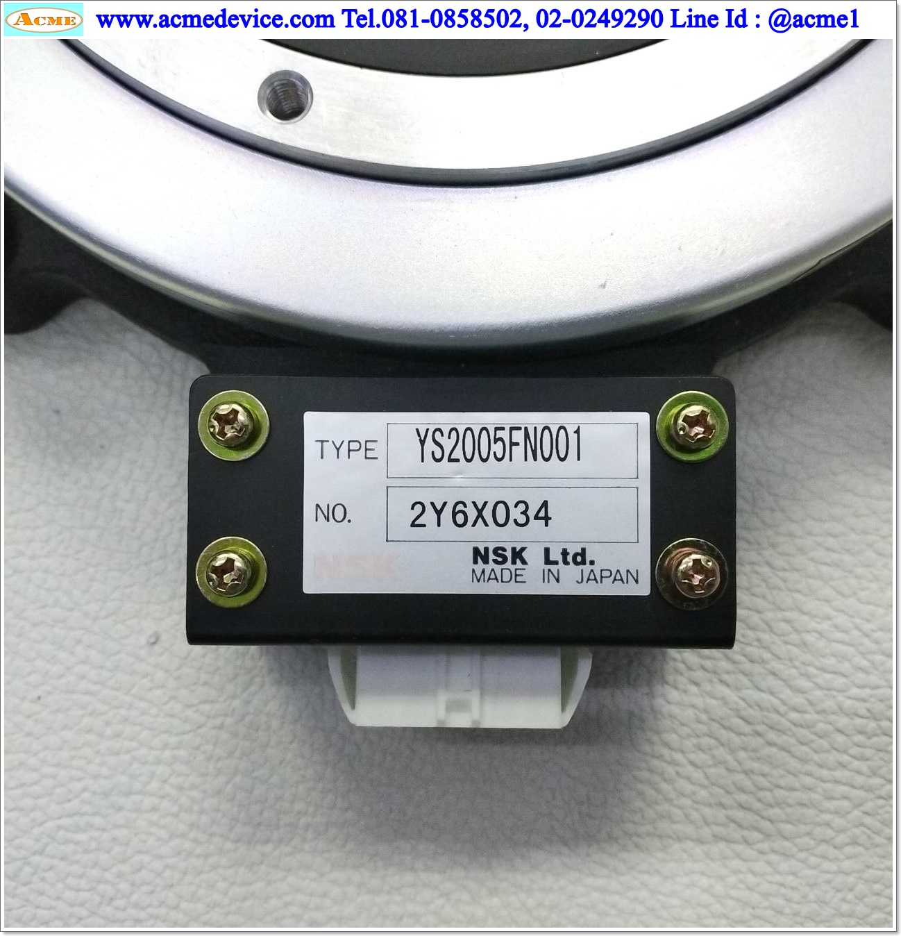 Direct Drive Servo NSK รุ่น ESA-Y2005A23-21.1 & Motor YS2005FN001, Torque 5 N.m