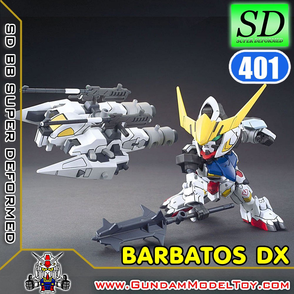 SD BB401 GUNDAM BARBATOS DX กันดั้ม บาร์บาทอส DX