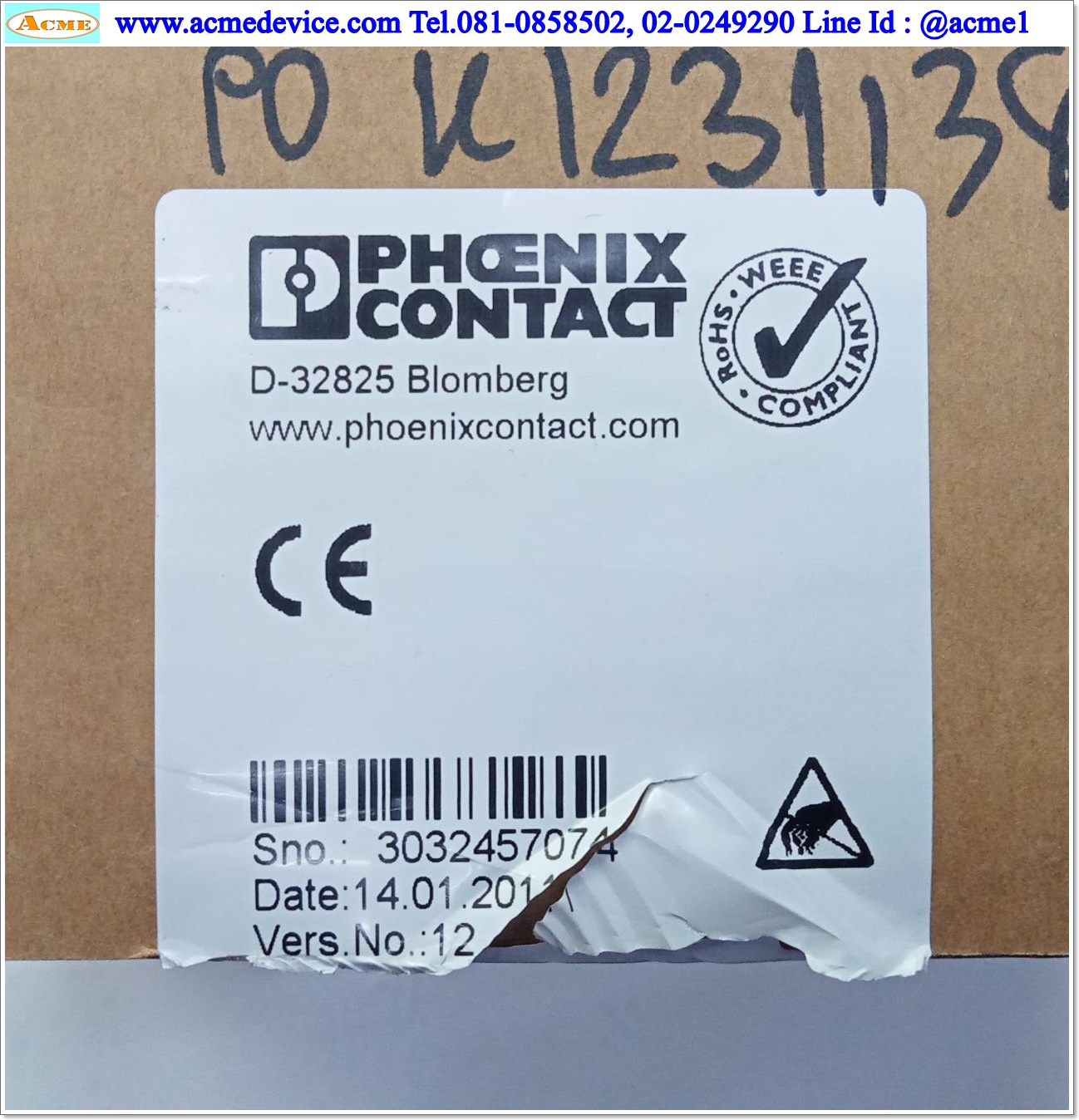 Industrial Hub Phoenix Contact รุ่น FL SWITCH SFN 8TX, 8 Port