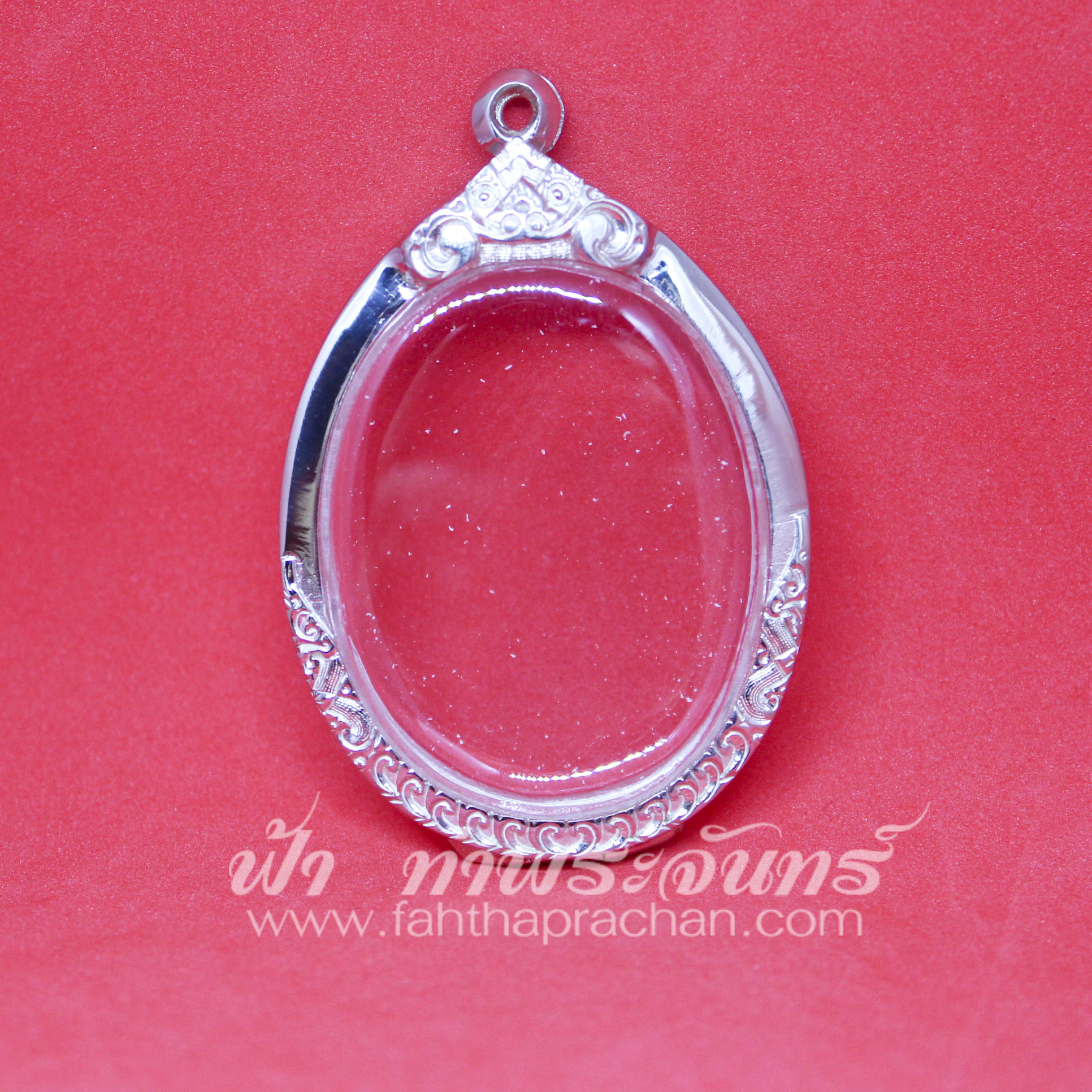 ตลับเหรียญไข่จัมโบ้ เงินขัดเงา
