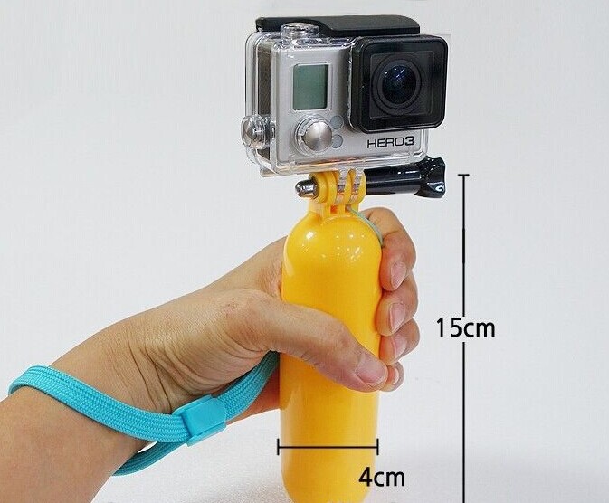 ทุ่นลอยน้ำสำหรับ ACTIONCAMใช้สำหรับดำน้ำ ถ่ายรูปใต้น้ำ กันกล้องจม