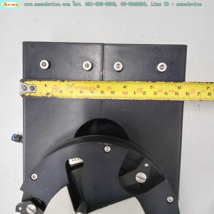 Linear Ball Slide XYA ??? รุ่น ???, ขนาด 150 x 250 x 90 mm, Stroke แกน Y 60 mm, Stroke แกน X 50 mm+ Rotary หมุน 360 องศา + นิวเมติกเบรค