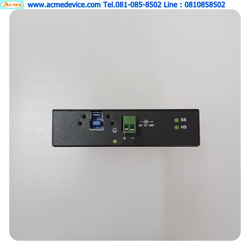 Hub USB 3.0 รุ่น U3H414E2, 12-24Vdc, 4 Port (สาย 2 m.)
