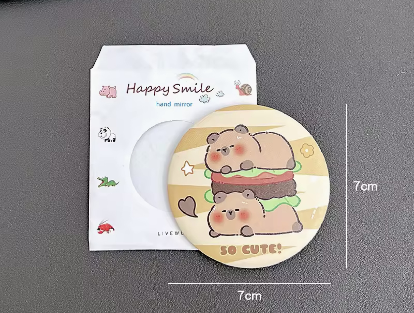 กระจกคาปิบาร่า สามชิ้น ราคา 20