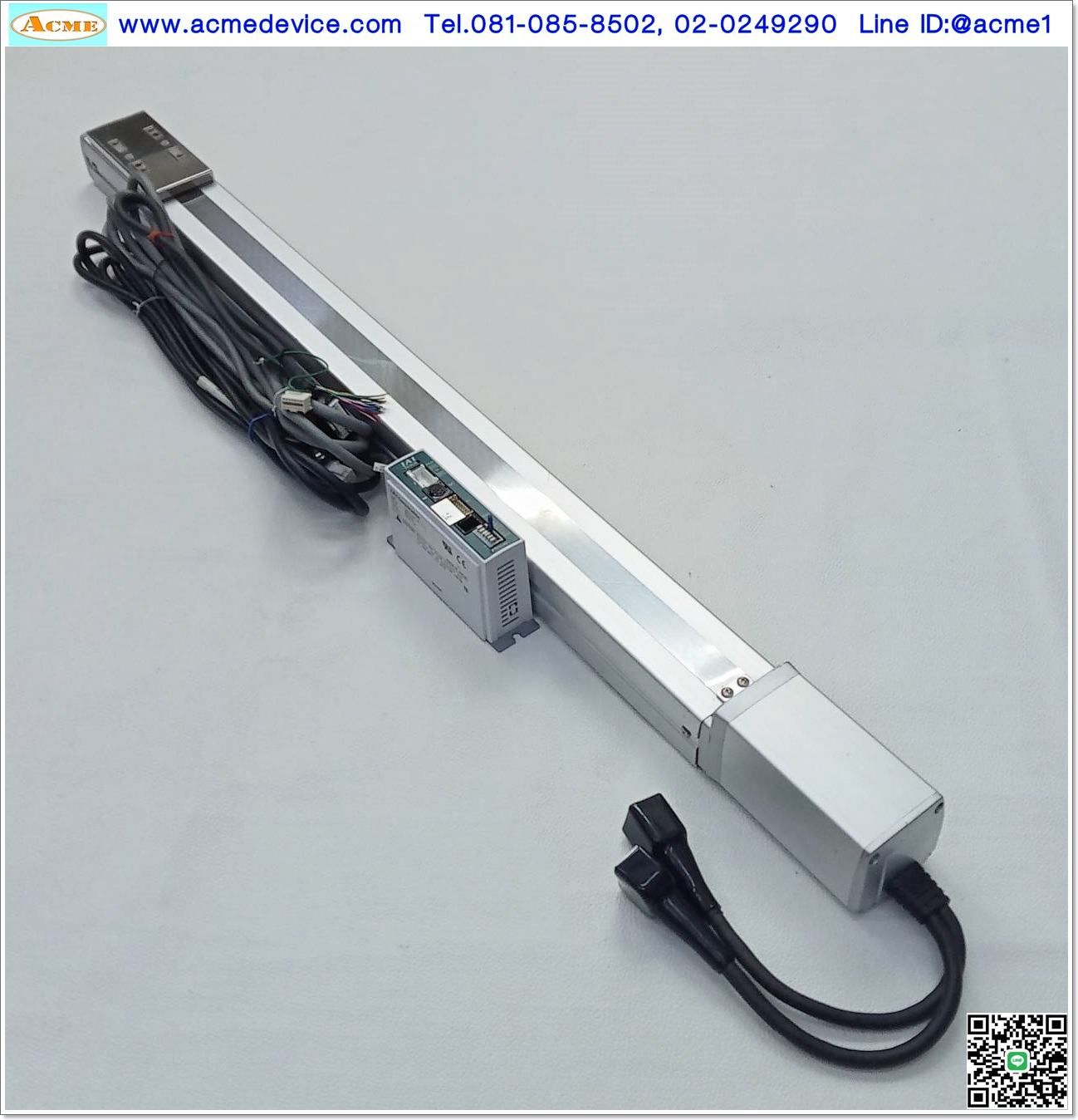 Slider IAI Drive รุ่น PCON-PO-42PI-NP-2-0-H & RCP1-SA6-I-PM-12-600-P1-S-G1-M1-SU-SP, Stroke 600 mm, Pulse-train Input