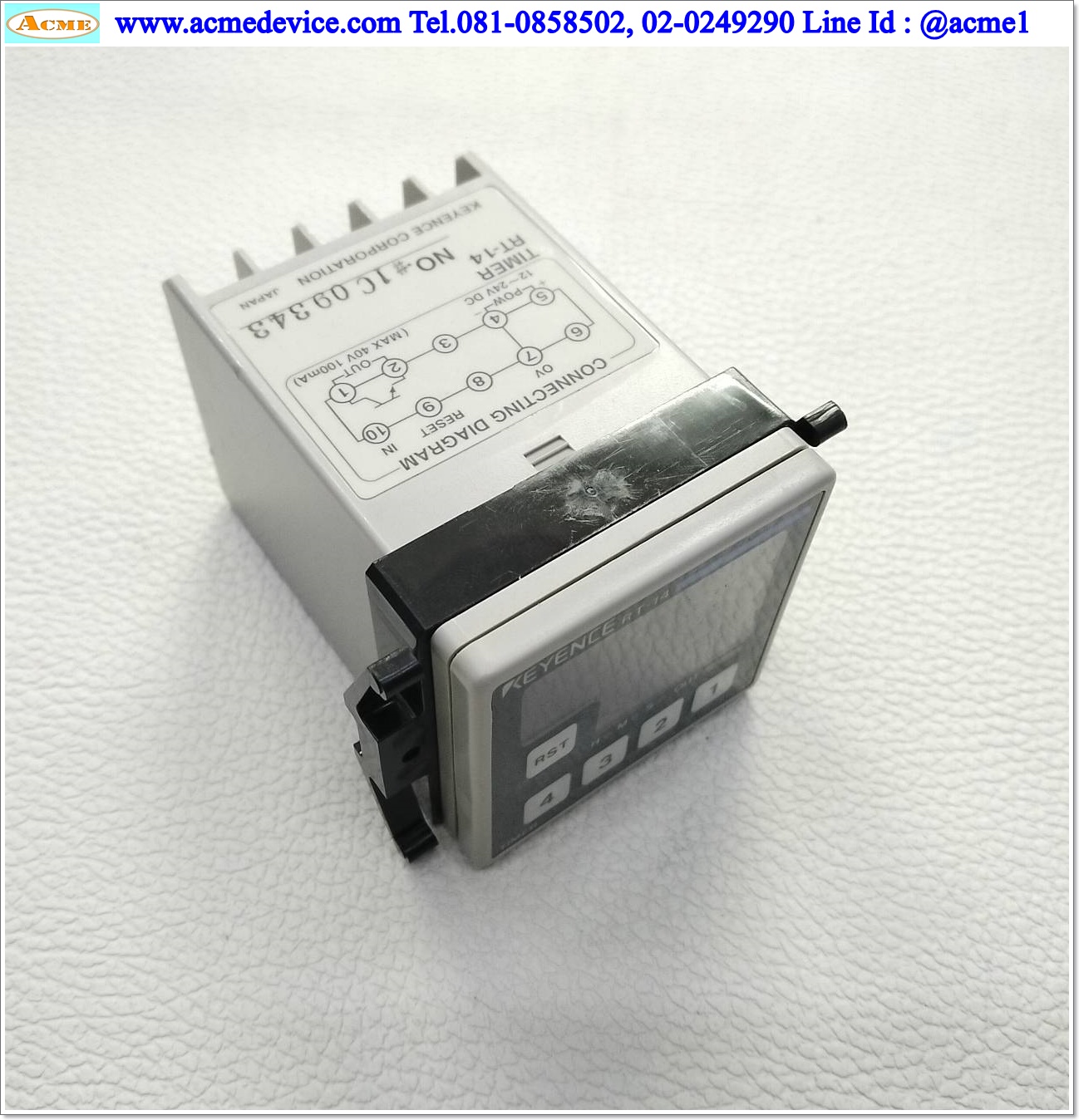 Timer Keyence รุ่น RT-14, 0.001S-9999H, 24Vdc