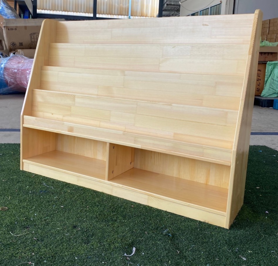 ชั้นวางหนังสือไม้