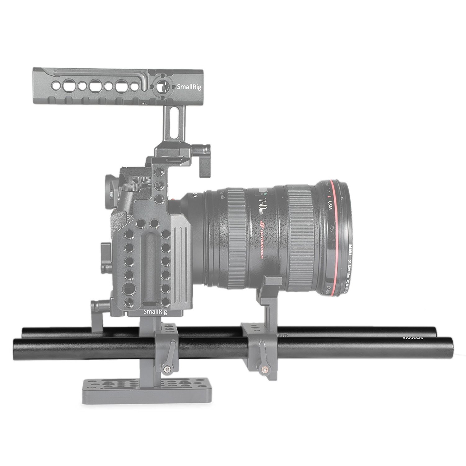 SMALLRIG® 15mm Carbon Fiber Rod - 30cm 12 inch (2pcs) 851