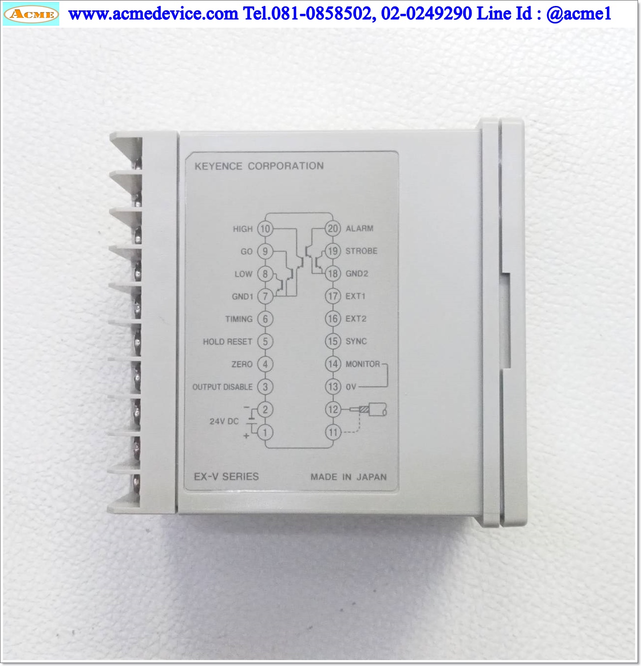 Proximity Amp Keyence รุ่น EX-V02, NPN, NO