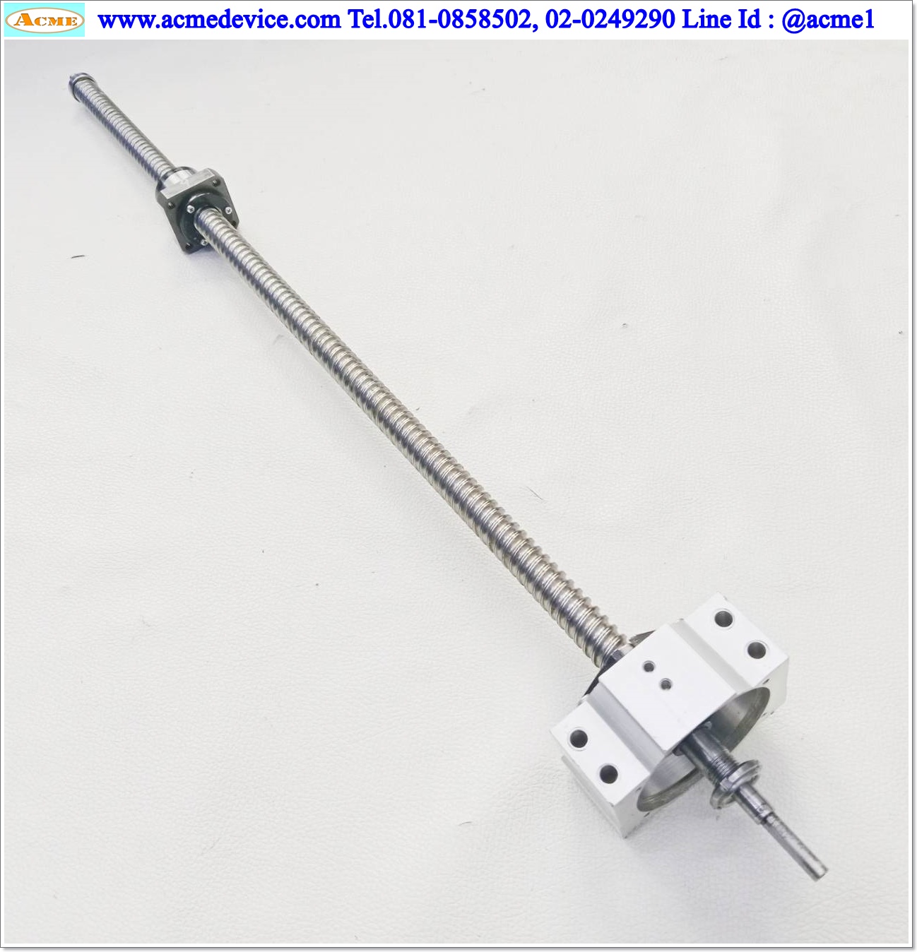 Ball Screw ??? รุ่น ???, ขนาดเพลา 16 x 660 mm., Stroke 510 mm., Pit 12 mm.