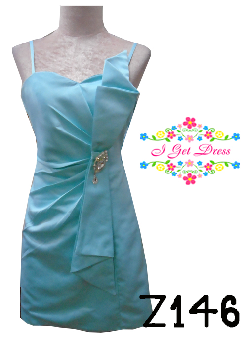 ราตรีสั้นสีเขียวมิ้น(ฟรีไซส์)