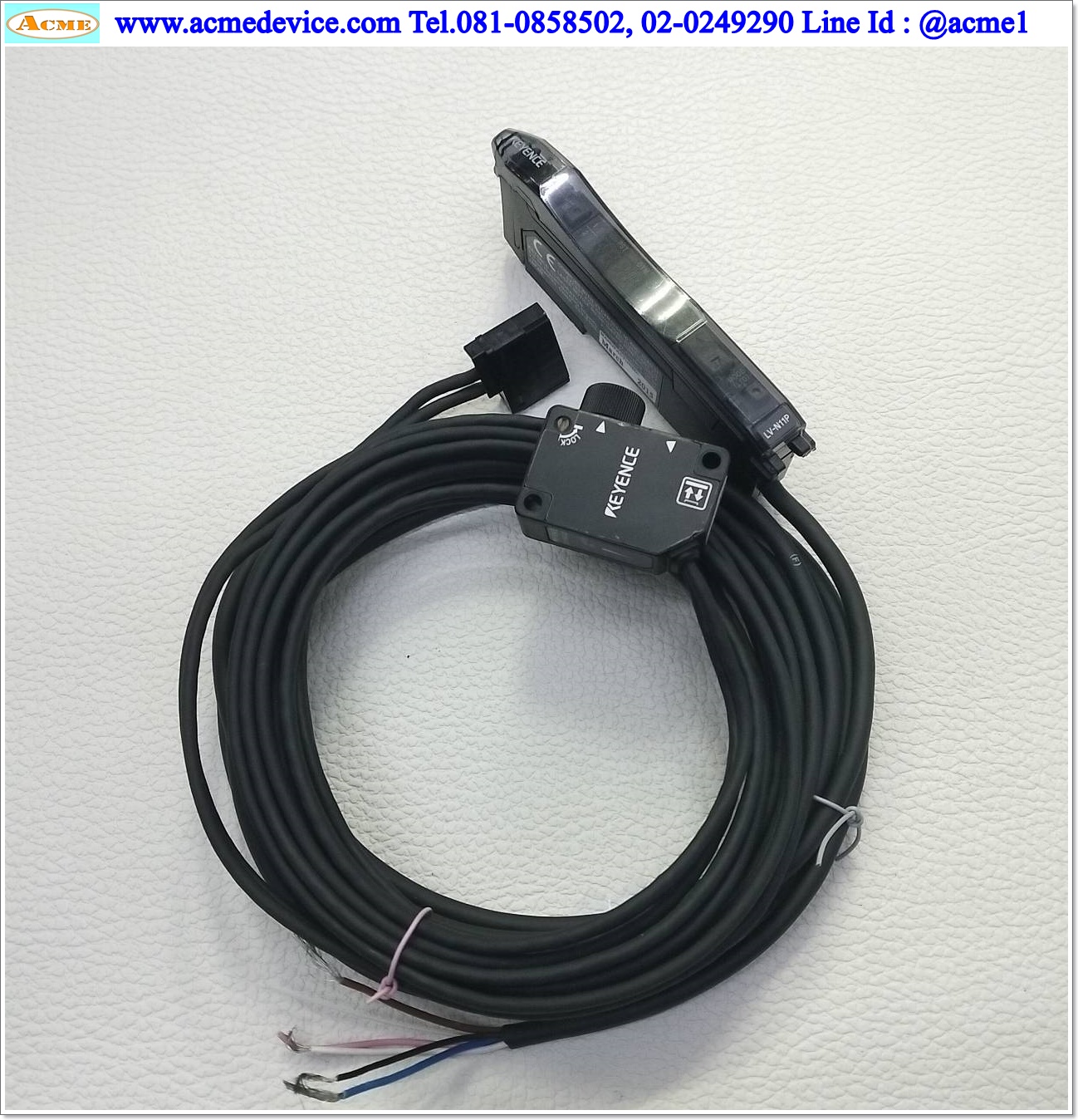 Laser Amp Keyence รุ่น LV-N11P & LV-NH32, ระยะ 0.2 to 1.2 M, PNP (มีฝาปิด)