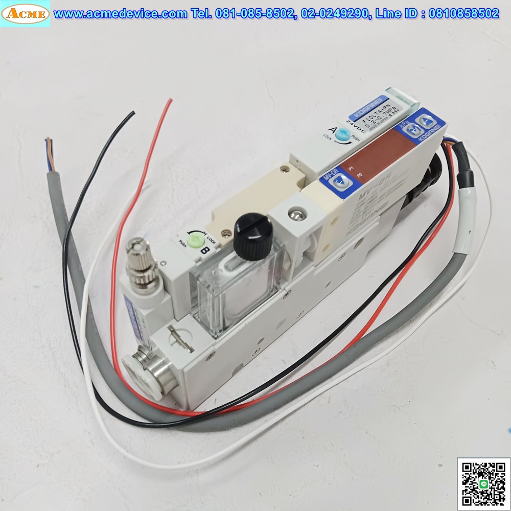 Vacuum Ejector Koganei รุ่น MV-DR, -100 to 300 kPa & F10LTA-PN (NO)