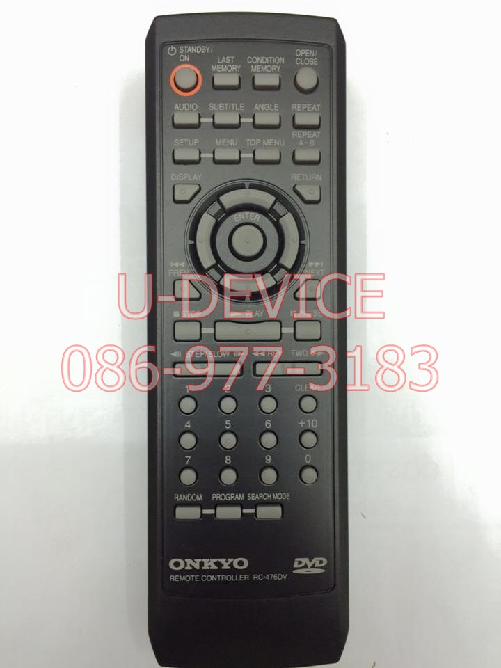 รีโมทดีวีดี Onkyo รุ่น RC-476DV ตัวแท้