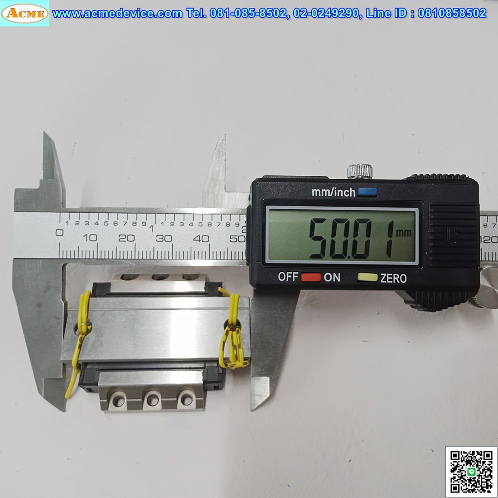 Linear Block and Rail THK รุ่น SHW12CAM, รางสไลด์ขนาด 18 mm x 50 mm