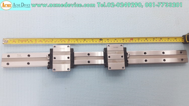Linear Block and Rail THK รุ่น YGA32890, รางสไลด์ขนาด 40 mm x 580 mm