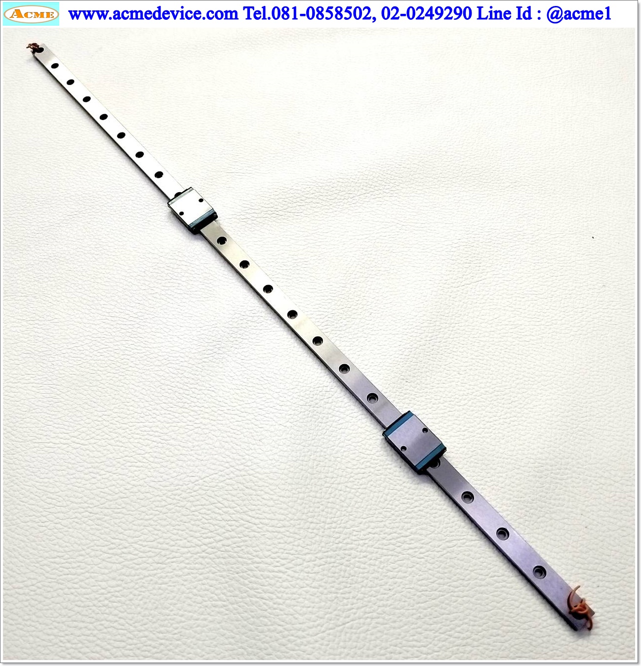 Linear Block and Rail IKO รุ่น MLF10, รางสไลด์ขนาด 10 mm x 450 mm (2 Block)