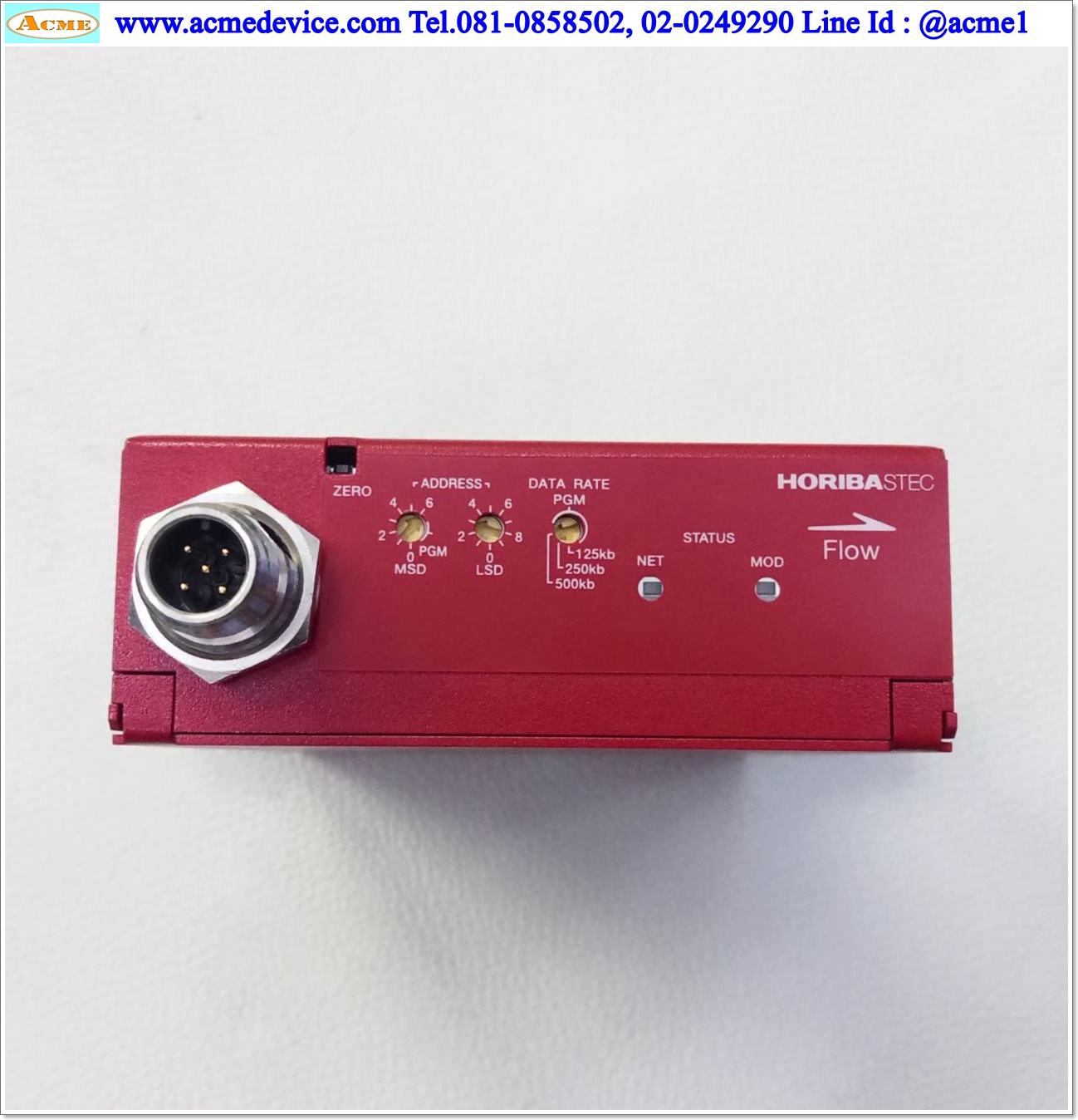 Flow Controllers HORIBA รุ่น SEC-N124MGM, 30 SLM, GAS Nitrogen (N2), DeviceNet communication