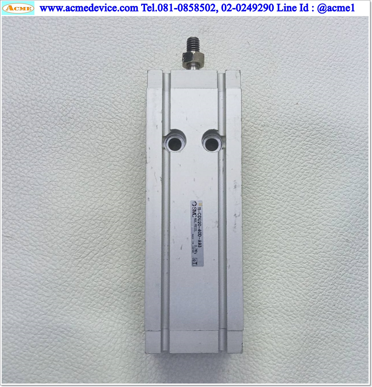 Air Cylinder SMC รุ่น 11-CDU20-40D-A93, Bore 20 mm., Stroke 40 mm.