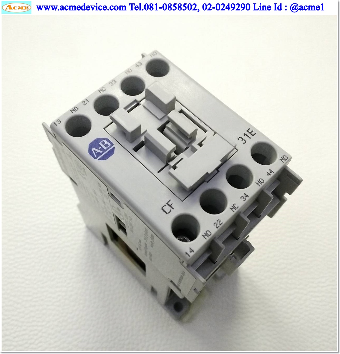Magnetic Contactor Allen-Bradley รุ่น 700-CF310D*, Current Rating 20A, Coil 24 Vdc