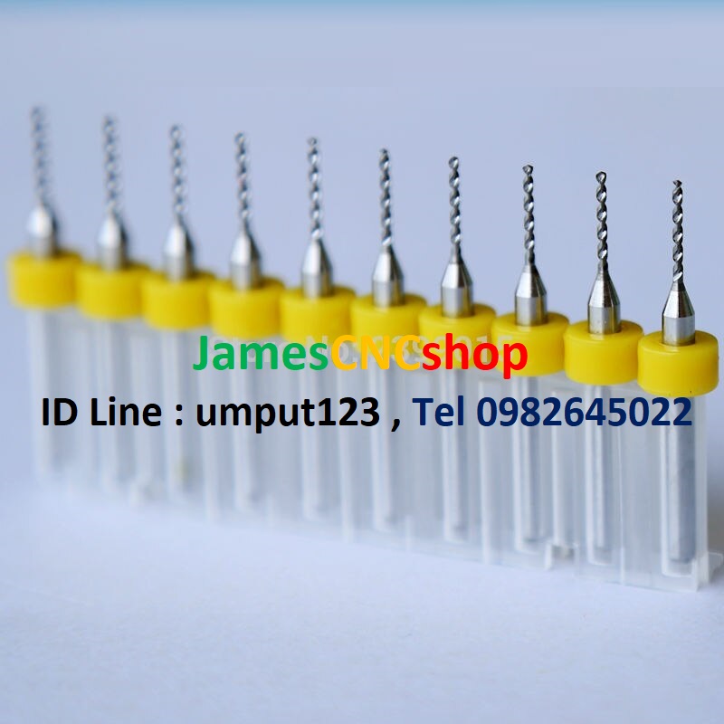 ดอกเจาะ แผ่นพ๊ซ๊บ๊ แผ่นพรื้น PCB Drill 1.0 mm