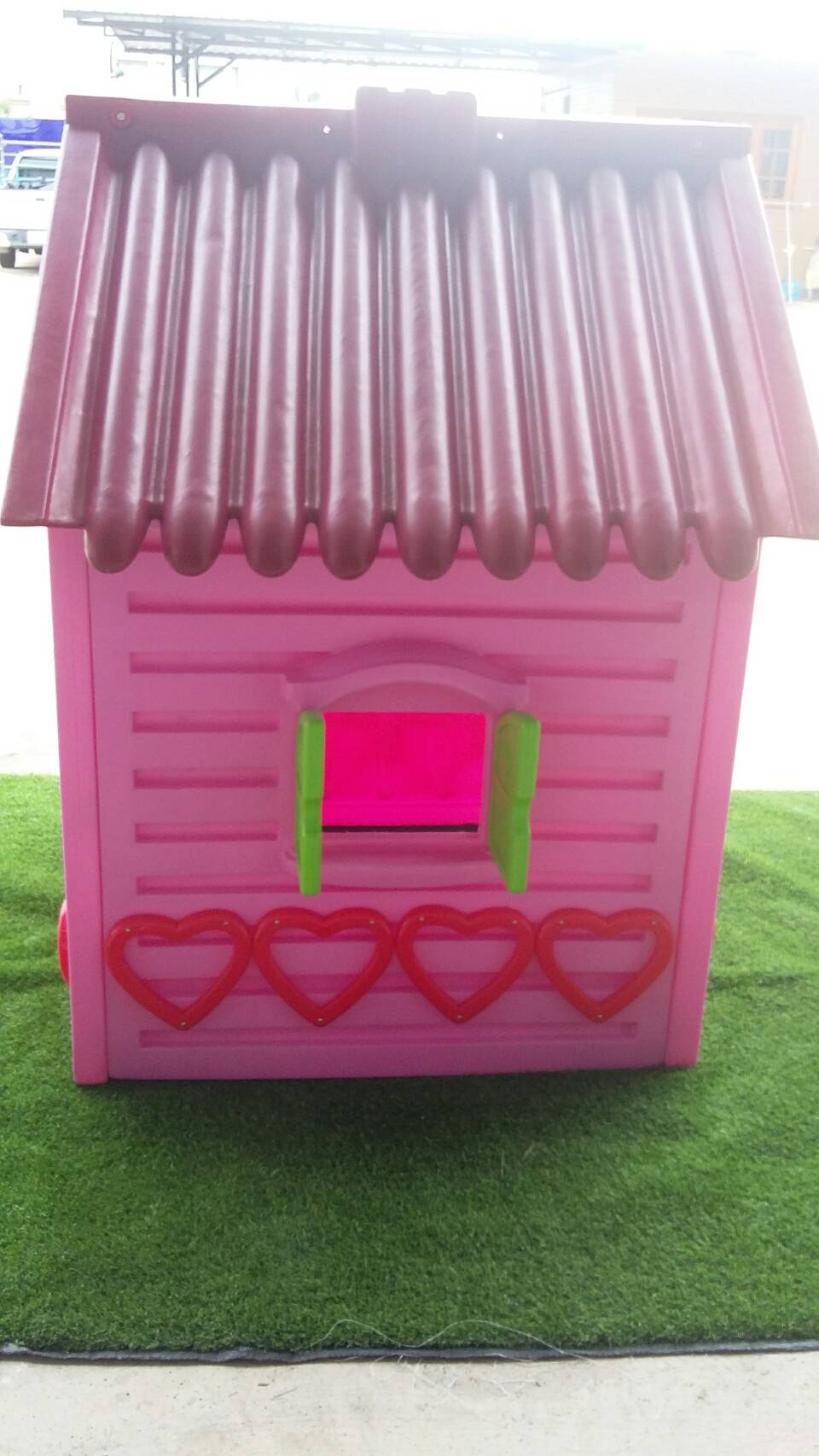 บ้านหรรษา(สีชมพู) บ้านน้อยสีชมพู บ้านของเล่นเสริมพัฒนาการเด็ก