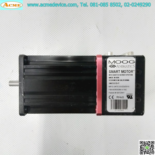 Servo Drive Moog รุ่น SM2337D-T (USA), เพลามอเตอร์ 6.5 mm.