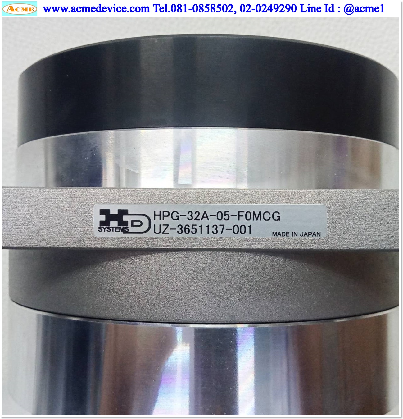 Gear Head Harmonic รุ่น HPG-32A-05-F0MCG, Ratio 5:1, (เพลาเข้า 19mm), output shaft, for 750W