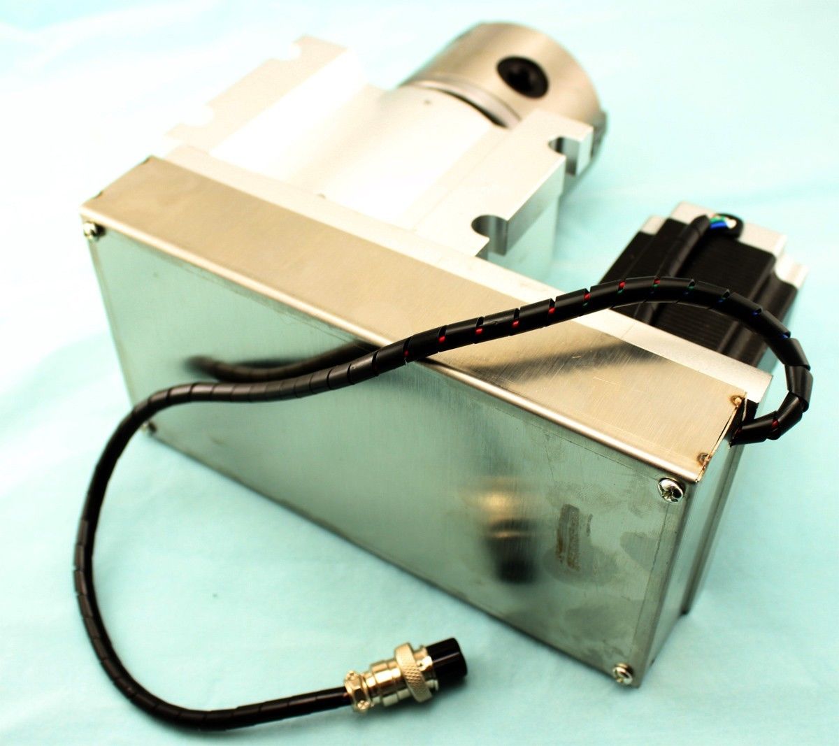 แกน A แบบ F หัวจับ80 mmF Style A-Axis, 4th-Axis, Router Rotational Rotary Axis 3-Jaw 80mm+Tailstock