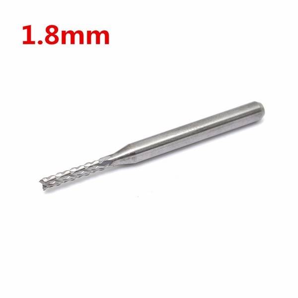 ดอกกัด PCB 1.8 mm 10 PCS Tungsten Carbide Router Tool, Milling Metal Bushing