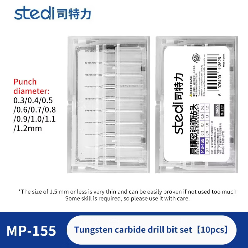 สว่านมือ สว่านเจาะ ดอกสว่านเหล็กทังสเตน Tungsten Carbide Drill Bit Set STEDI เครื่องมือ อุปกรณ์ต่อโมเดล กันดั้ม กันพลา
