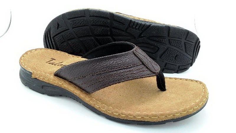 Leather sandals without backstrap (men)