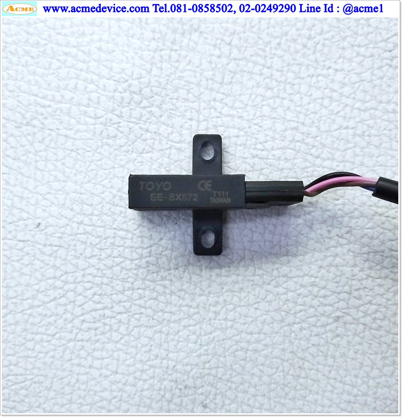 Photoelectric TOYO รุ่น EE-SX672, ระยะ 5 มม., Dark-ON / Light-ON, NPN