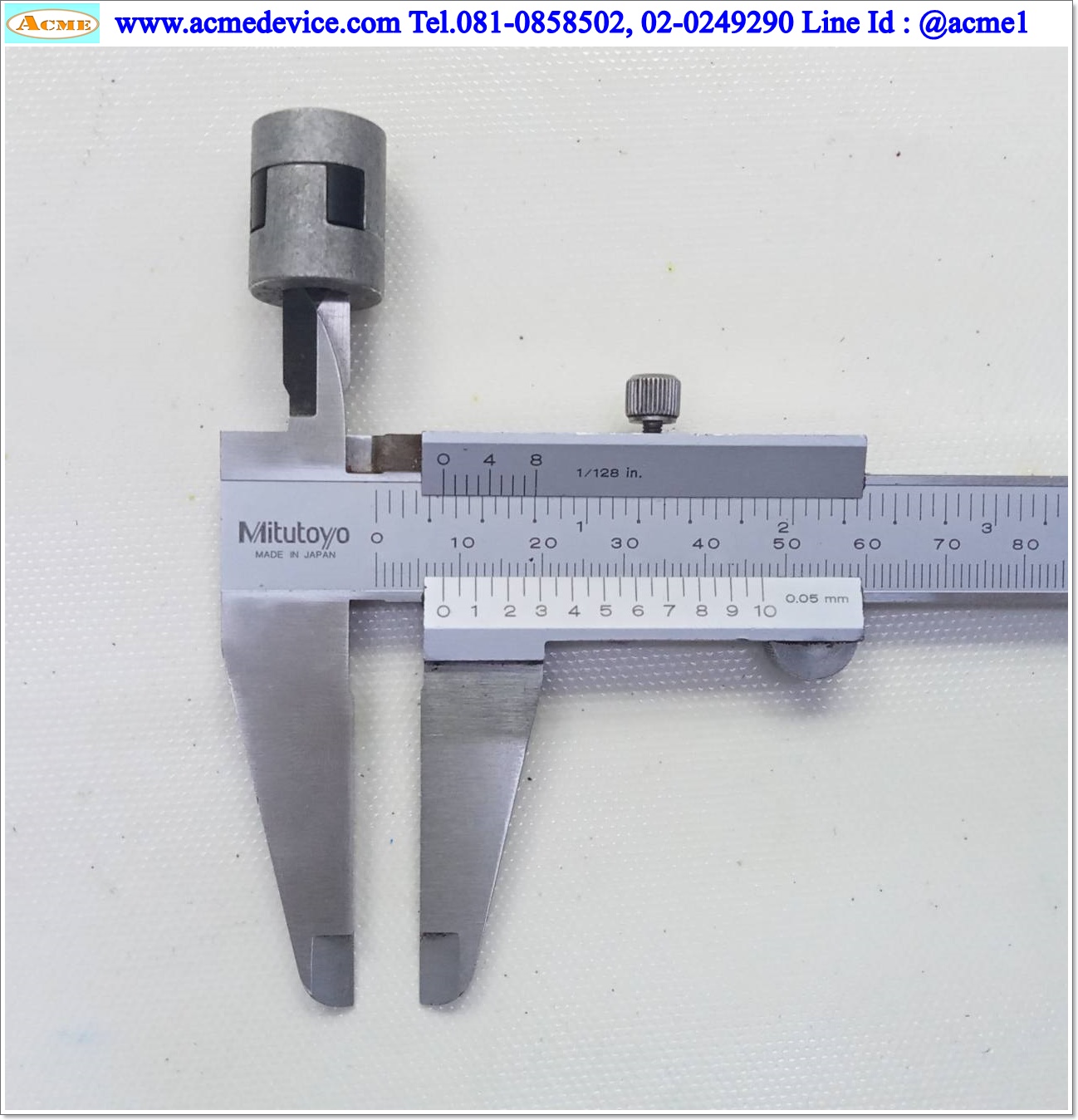 Coupling MIKI ขนาด ID 8/8mm, OD 16mm, L 20mm, AL-035