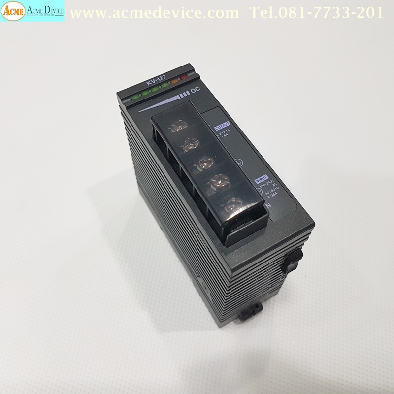 PLC Keyence รุ่น KV-U7, 24VDC