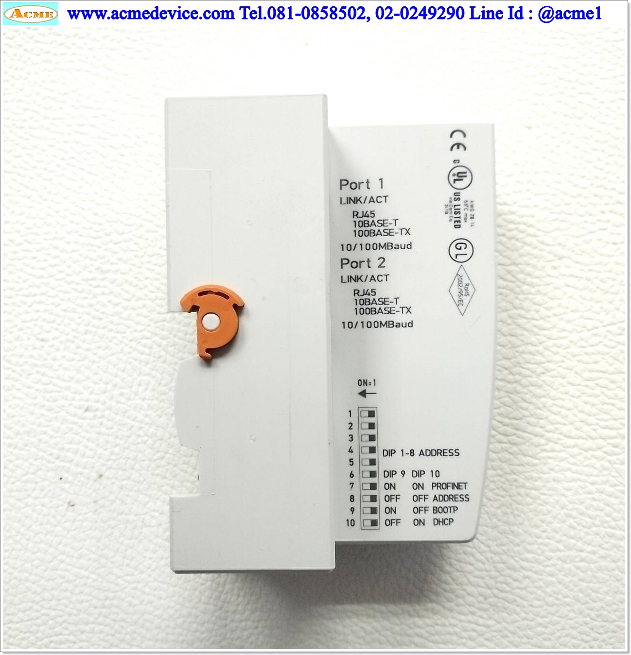 PLC Beckhoff รุ่น BK9103, PROFINET Bus Coupler