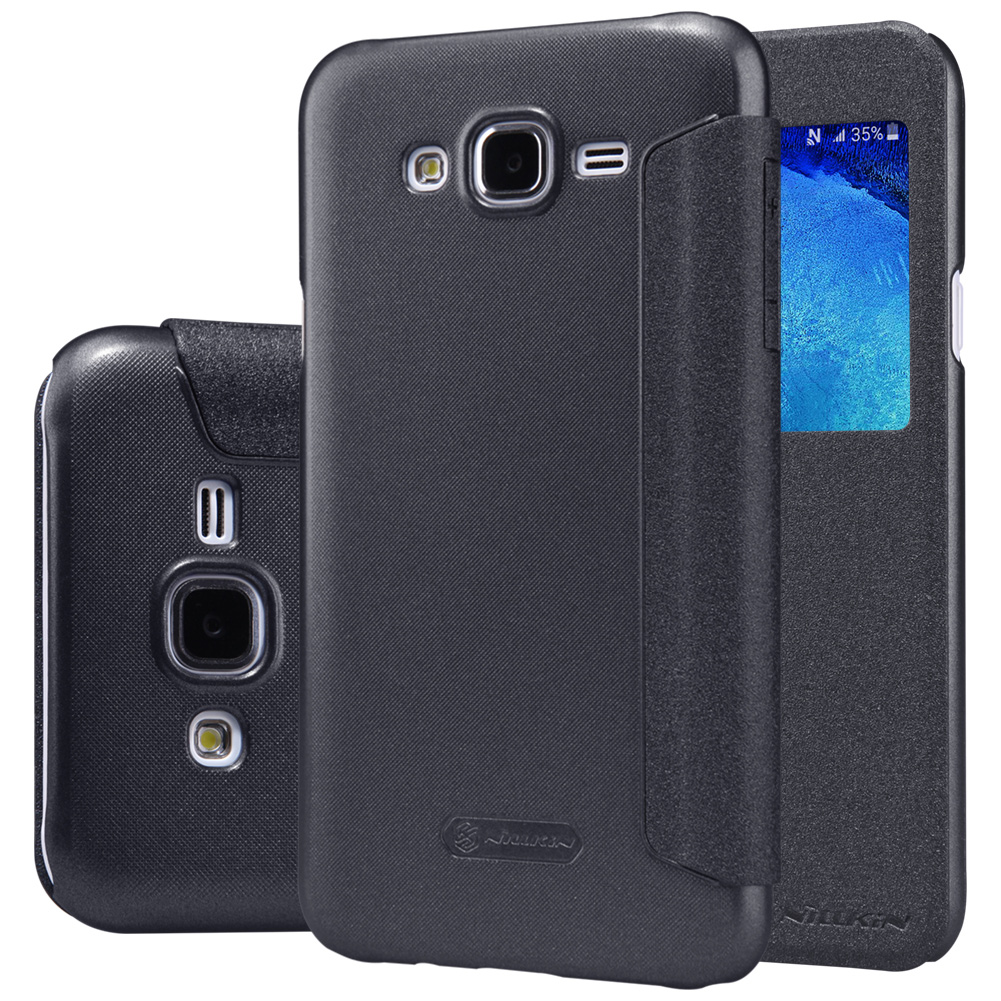 เคสฝาพับ ซัมซุง A8 nillkin แท้ สีดำ