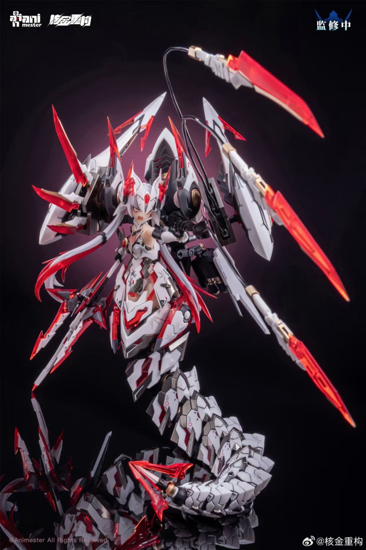 พรีออเดอร์ 1/12 Polaris Star White Mecha Girl ค่าย Animester สูง 17.5 cm. ฟรีล็อตแรก Blades 6 สี โมเดลประกอบเอง สินค้ามา กลางปี 69 Made in China