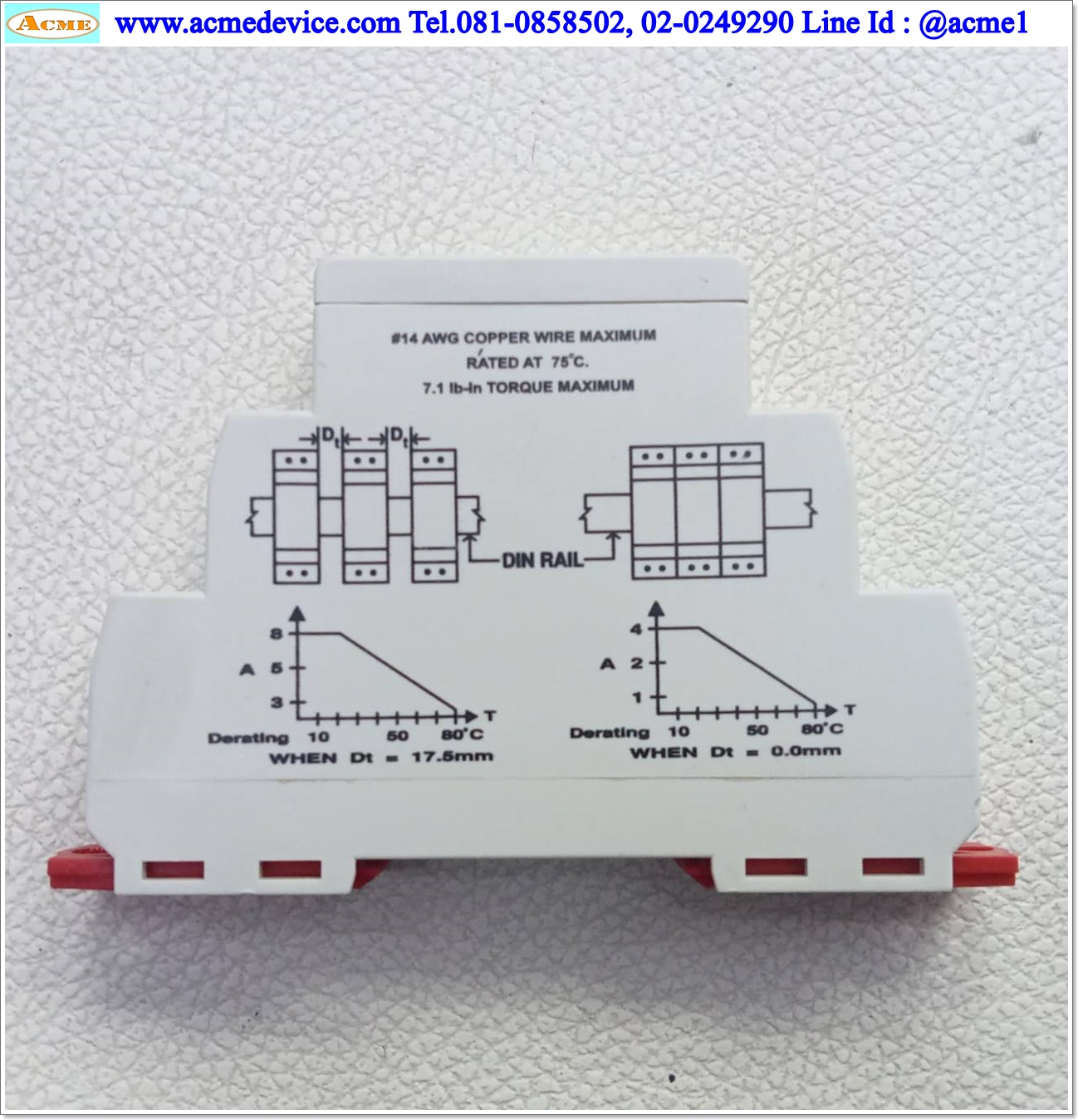 Solid State Relay Schneider รุ่น 861SSR208-DD, Input 3.5 to 32 Vdc, Output 3 to 150 Vdc 8A