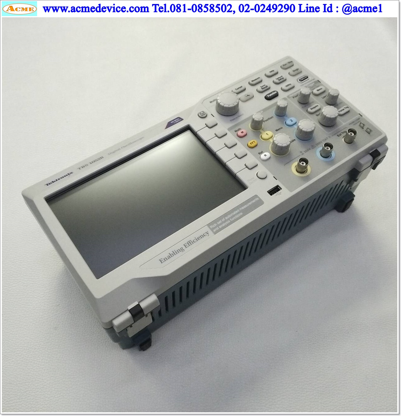 Oscilloscope Tektronix รุ่น TBS1052B, 50MHz, 2 Channels, 1 GS/s