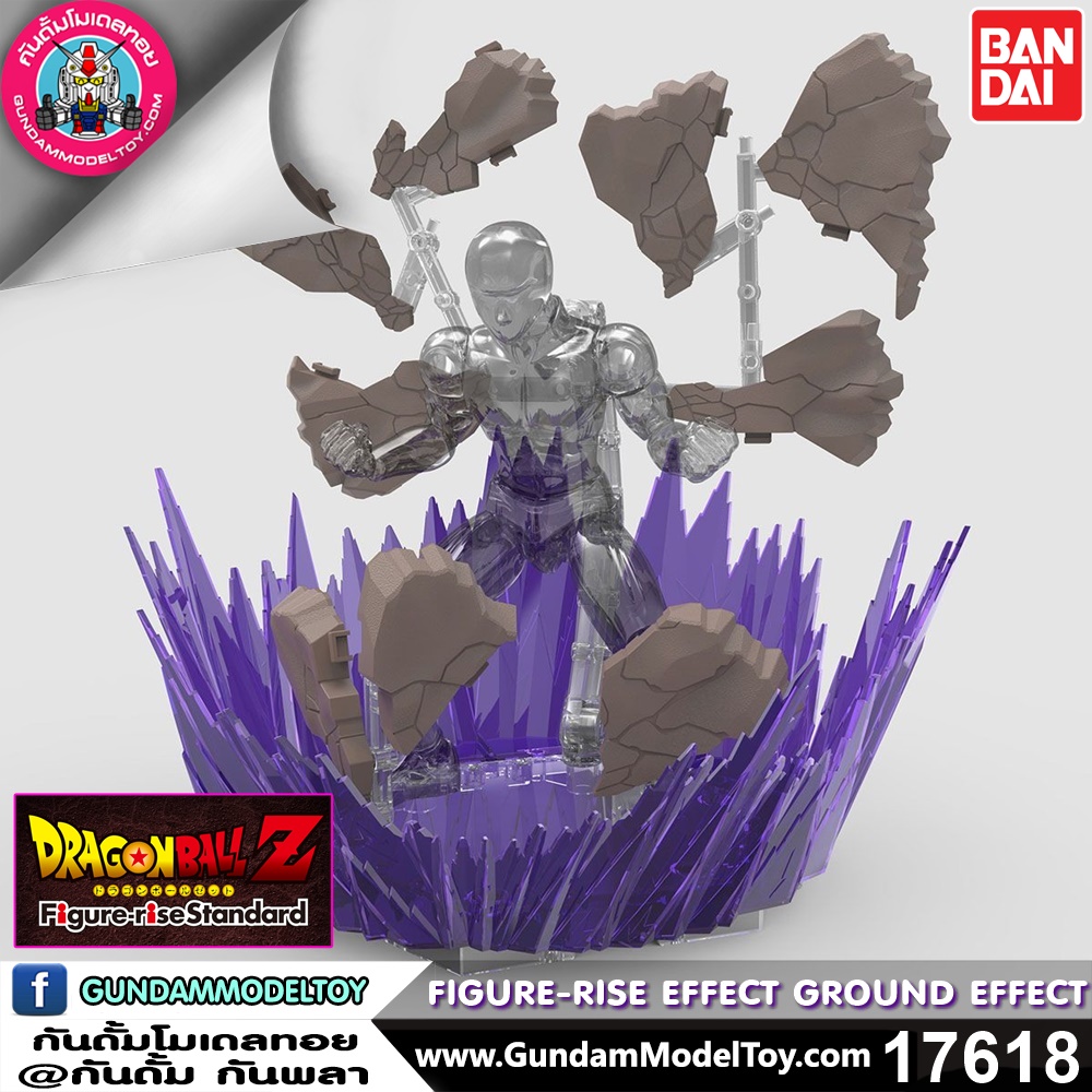 BANDAI ANIME FIGURE-RISE EFFECT GROUND EFFECT โมเดล การ์ตูน อนิเมะ